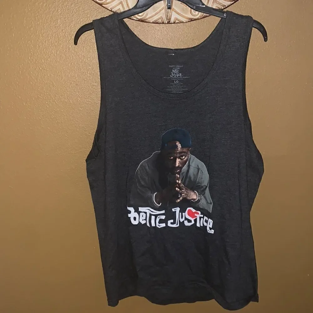 Tupac Poetic Justice Tank Top - Picture 2 of 5